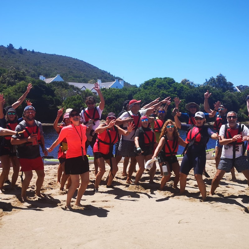 Spanish group doing the Plett Coastal Camino (2025)